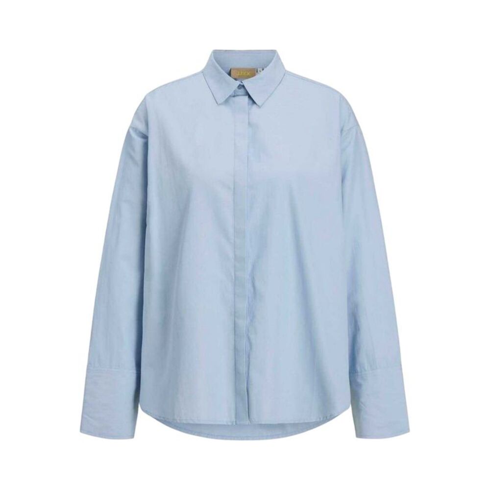 JJXX Womens/Ladies Poplin Relaxed Fit Long-Sleeved Shirt / Skyway